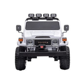 Toyota Land Cruiser 24V Kids Ride - On Car – White, 2 - Seater (S316) - Colorland Toys