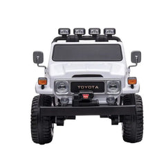 Toyota Land Cruiser 24V Kids Ride - On Car – White, 2 - Seater (S316) - Colorland Toys