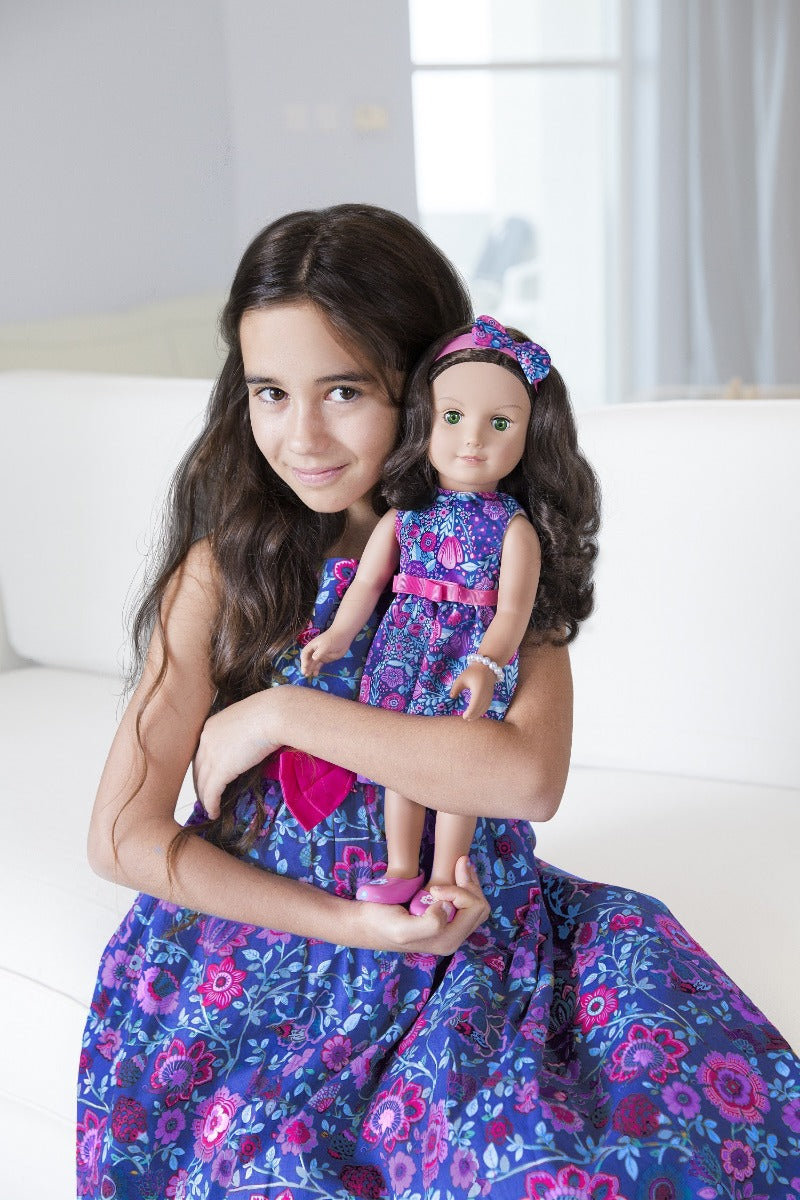 Hayati Girl Doll Jeddah Floral Dress 18inch TP100175 - Colorland Toys