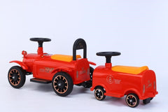 Train with Attachment Red 8112 - T - Colorland Toys