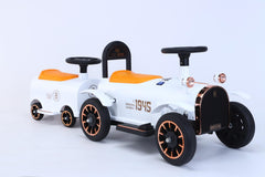 Train with Attachment White 8112 - T - Colorland Toys