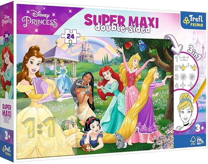 Trefl Happy Princesses Super Maxi 24 - Pcs 41008 - Colorland Toys