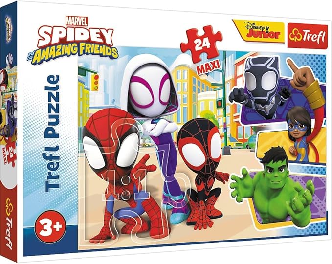 Trefl Spidey And His Friends Maxi 24 - Pcs 14348 - Colorland Toys