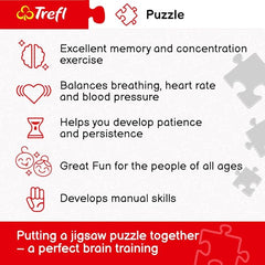 Trefl Tiger Portrait Puzzle 500pcs 37397 - Colorland Toys