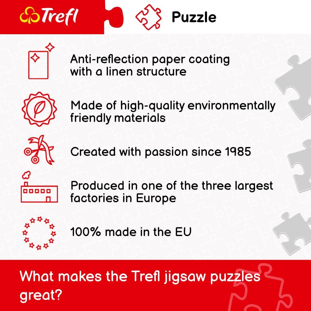Trefl Tiger Portrait Puzzle 500pcs 37397 - Colorland Toys