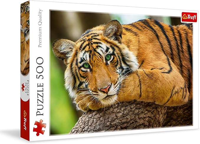 Trefl Tiger Portrait Puzzle 500pcs 37397 - Colorland Toys