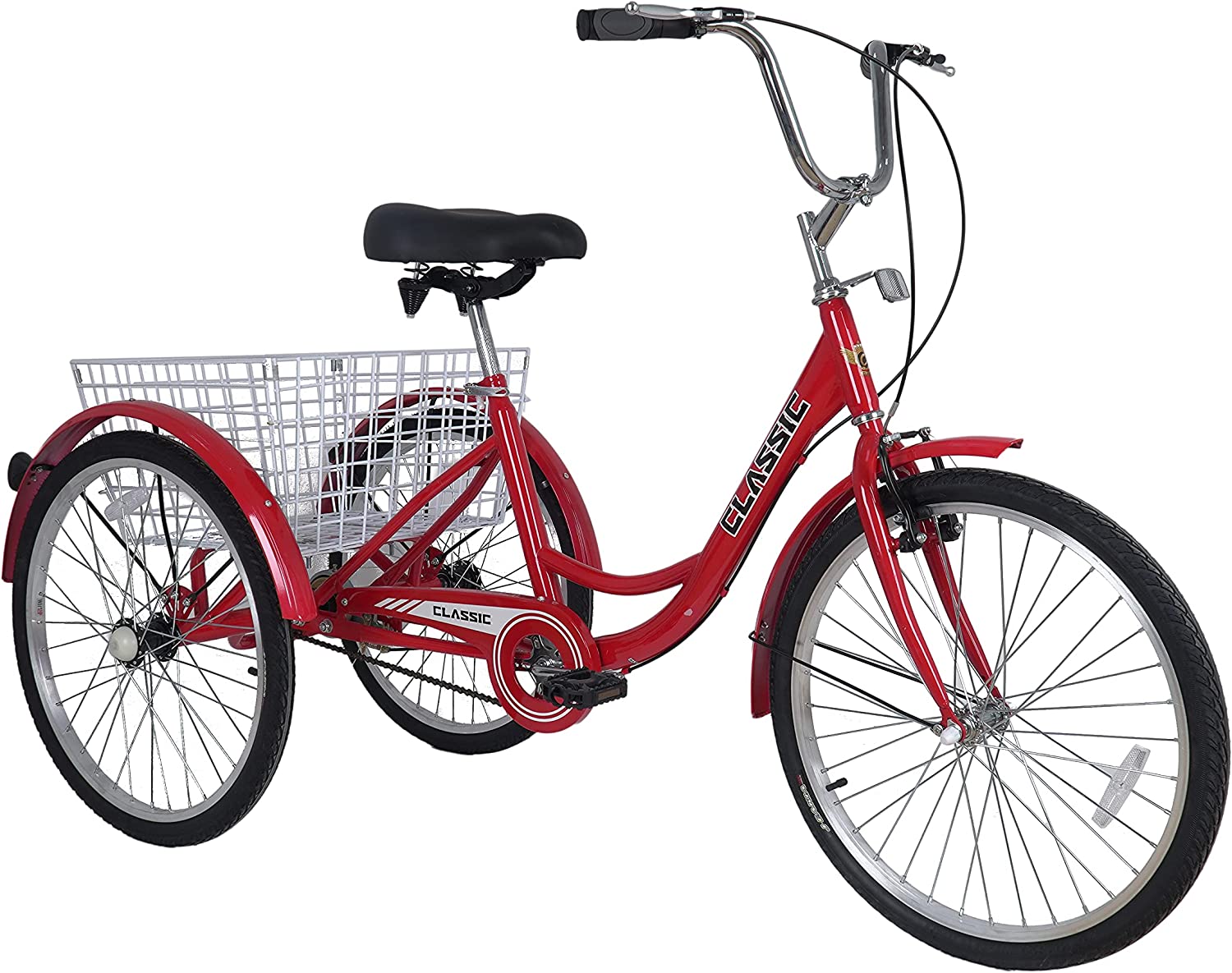 Tricycle CL 24 Basket Red - Colorland Toys