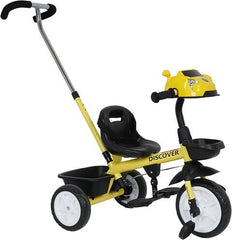 Tricycle with Handle Yellow LB - TR6518 - Colorland Toys