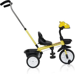 Tricycle with Handle Yellow LB - TR6518 - Colorland Toys