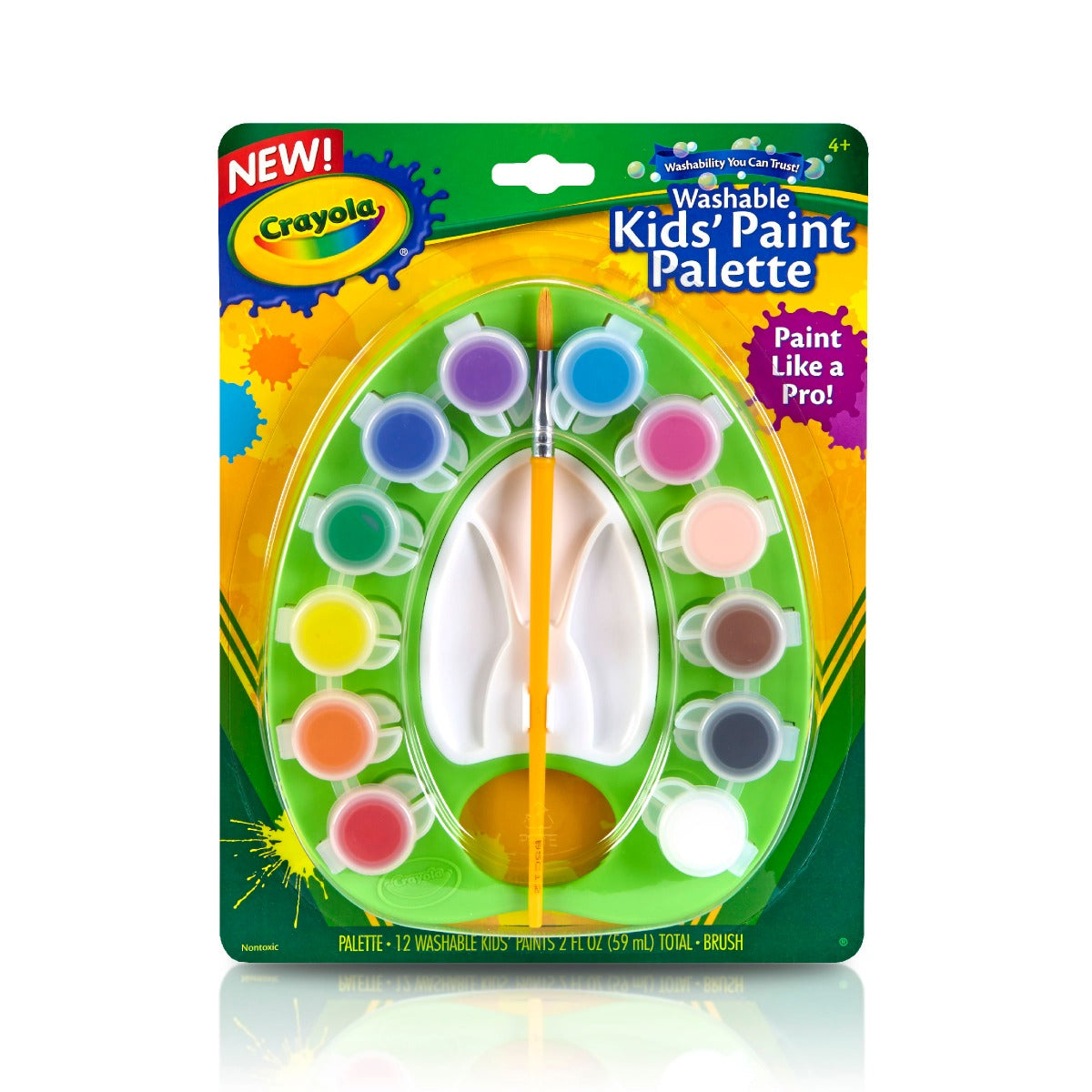 Crayola Washable Kids Paint Palette 54-1062 - Colorland Toys