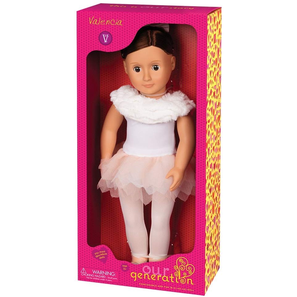 Our Generation Valencia Ballerina Fashion Doll 8 Inch - Colorland Toys