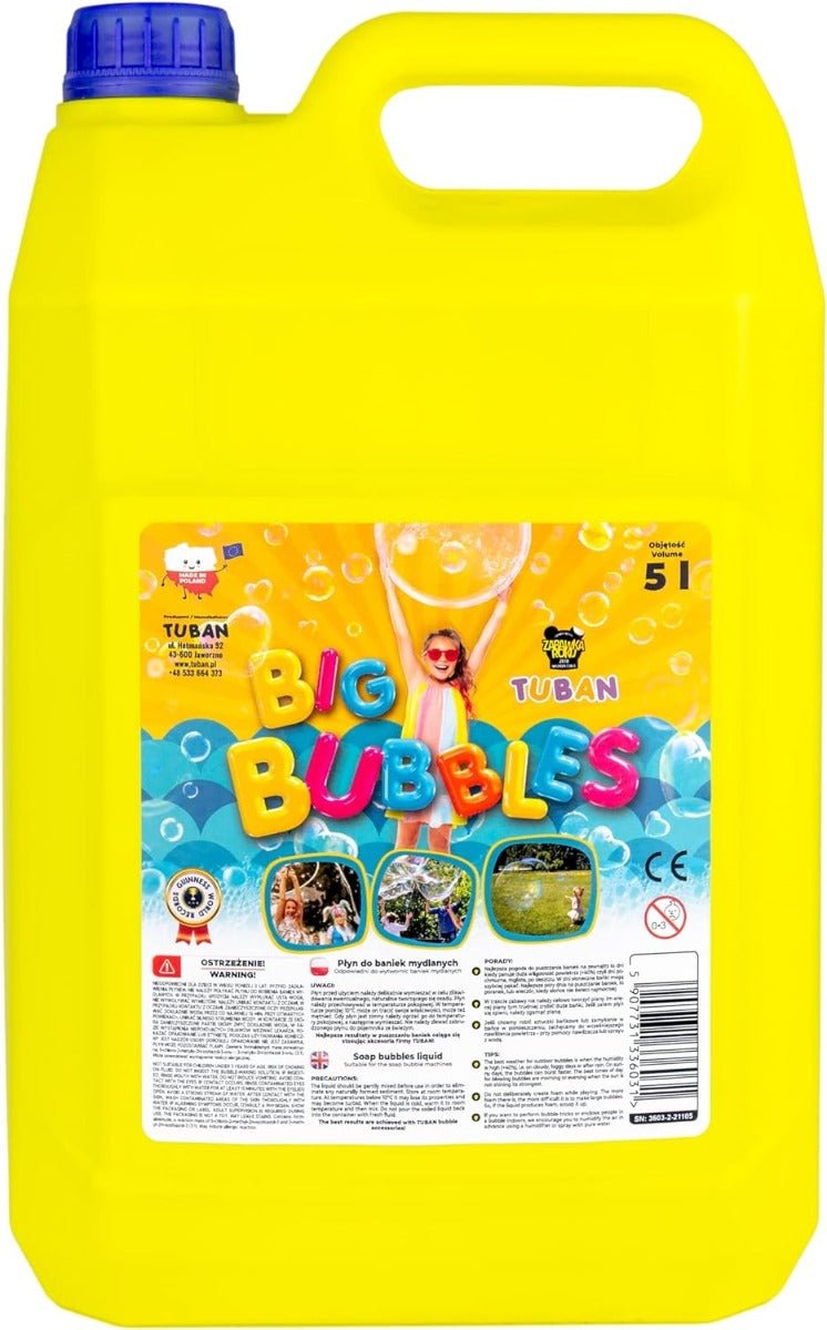 Tuban Big Bubbles Liquid 5L TU 3603 - Colorland Toys