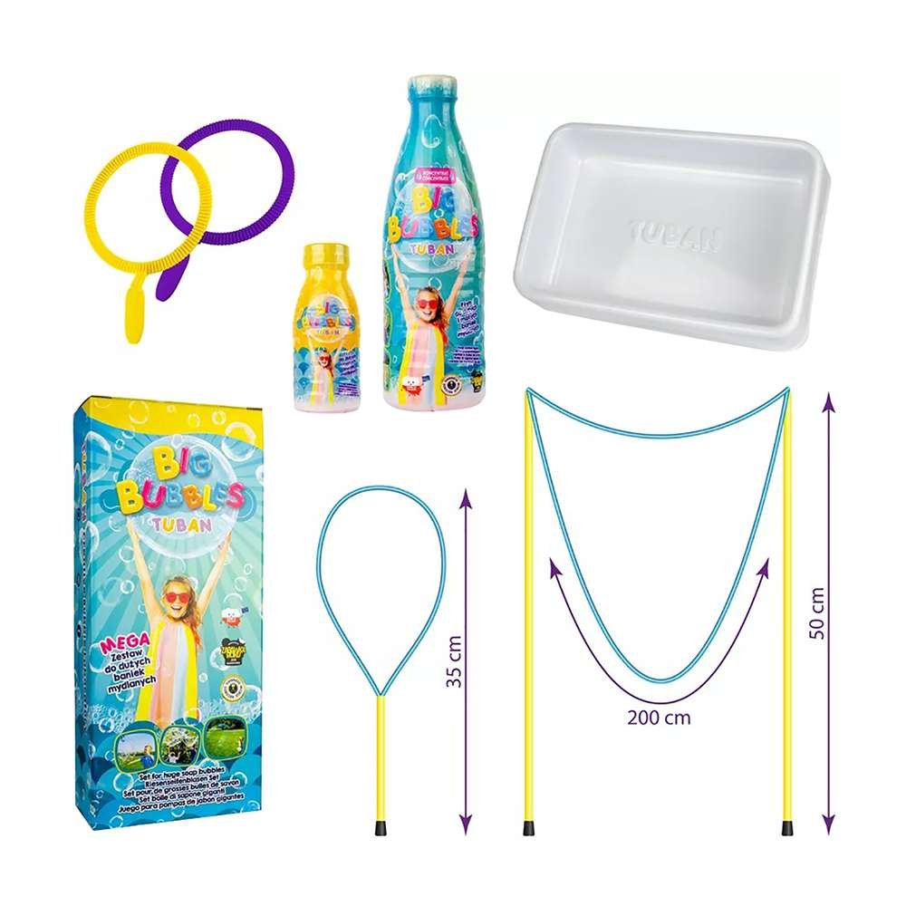 Tuban Big Bubbles Mega Set TU 3439 - Colorland Toys