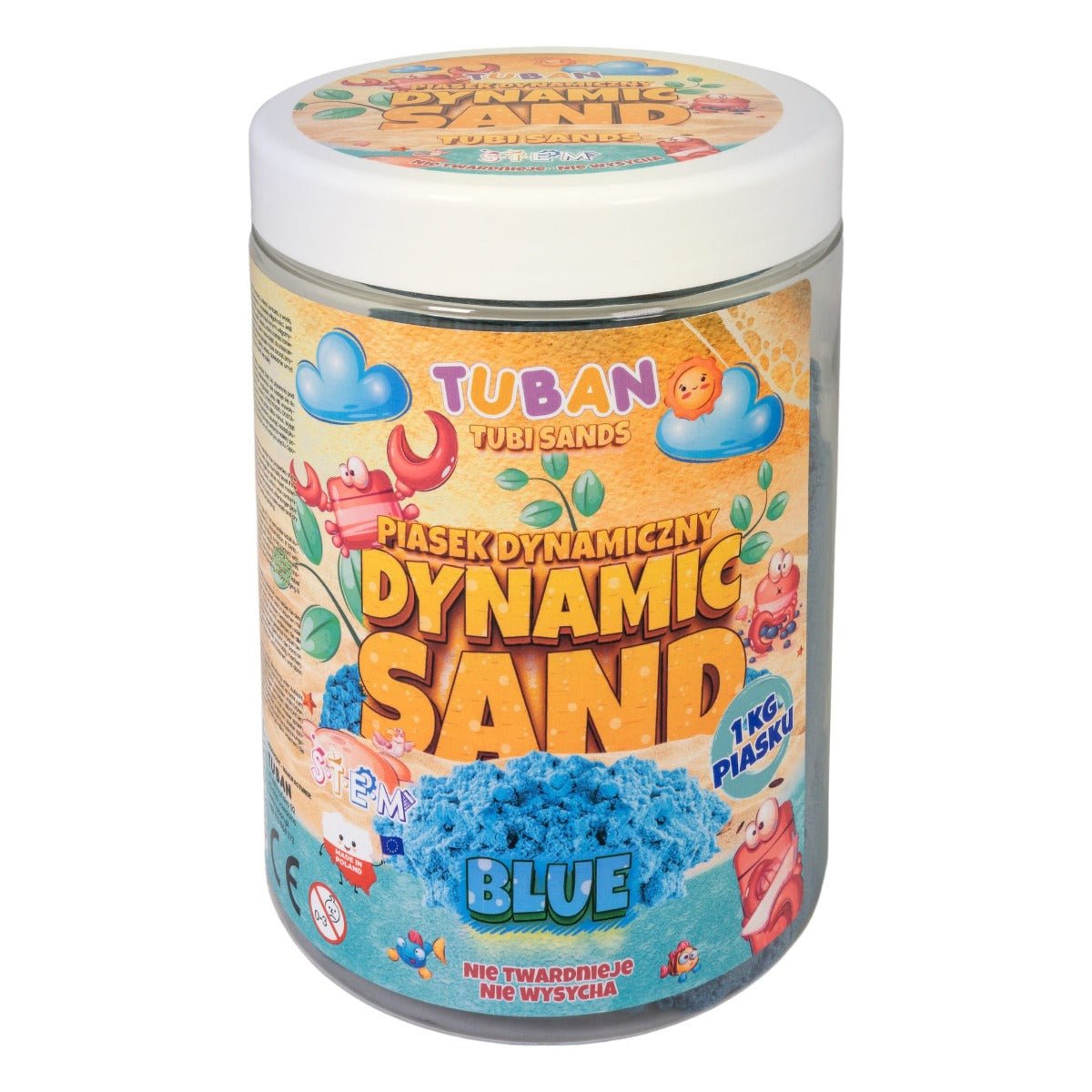 Tuban Dynamic Sand Blue 1kg TU 3554 - Colorland Toys