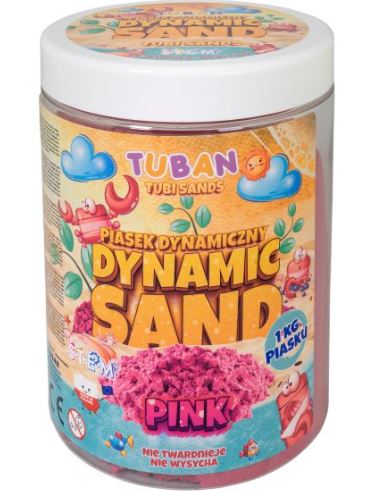 Tuban Dynamic Sand Pink 1kg TU 3553 - Colorland Toys