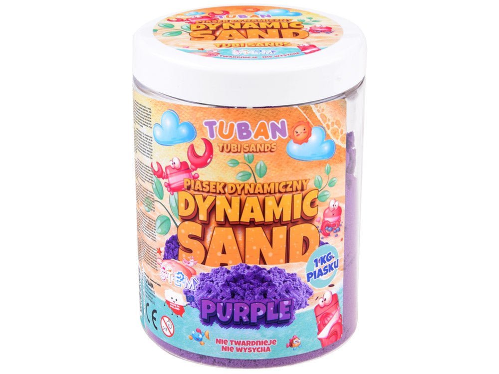 Tuban Dynamic Sand Purple 1kg TU 3556 - Colorland Toys