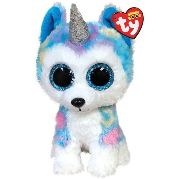 TY Beanie Boos Helena the Husky Dog with Horn 6inch 36322