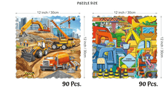 Unikplay Go Crazy Jigsaw Puzzle - Construction UPJP - 1212/GB03 - Colorland Toys