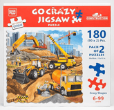 Unikplay Go Crazy Jigsaw Puzzle - Construction UPJP - 1212/GB03 - Colorland Toys