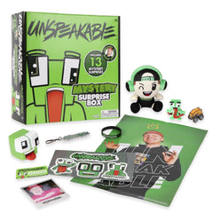Unspeakable Mystery Surprise Box — 13 Collectibles with Exclusive Plush, Figure, Squishy & More - Colorland Toys