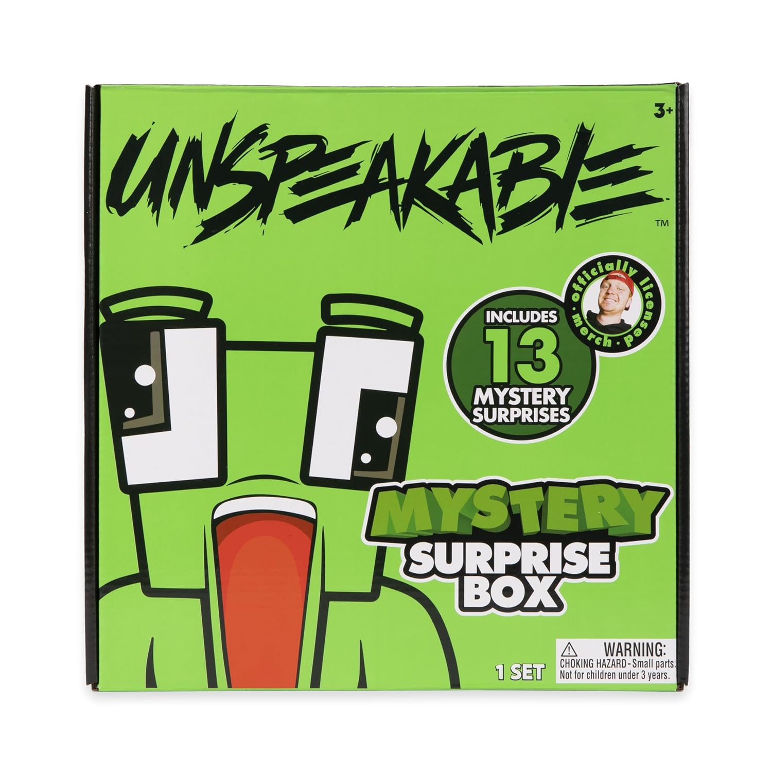 Unspeakable Mystery Surprise Box — 13 Collectibles with Exclusive Plush, Figure, Squishy & More - Colorland Toys