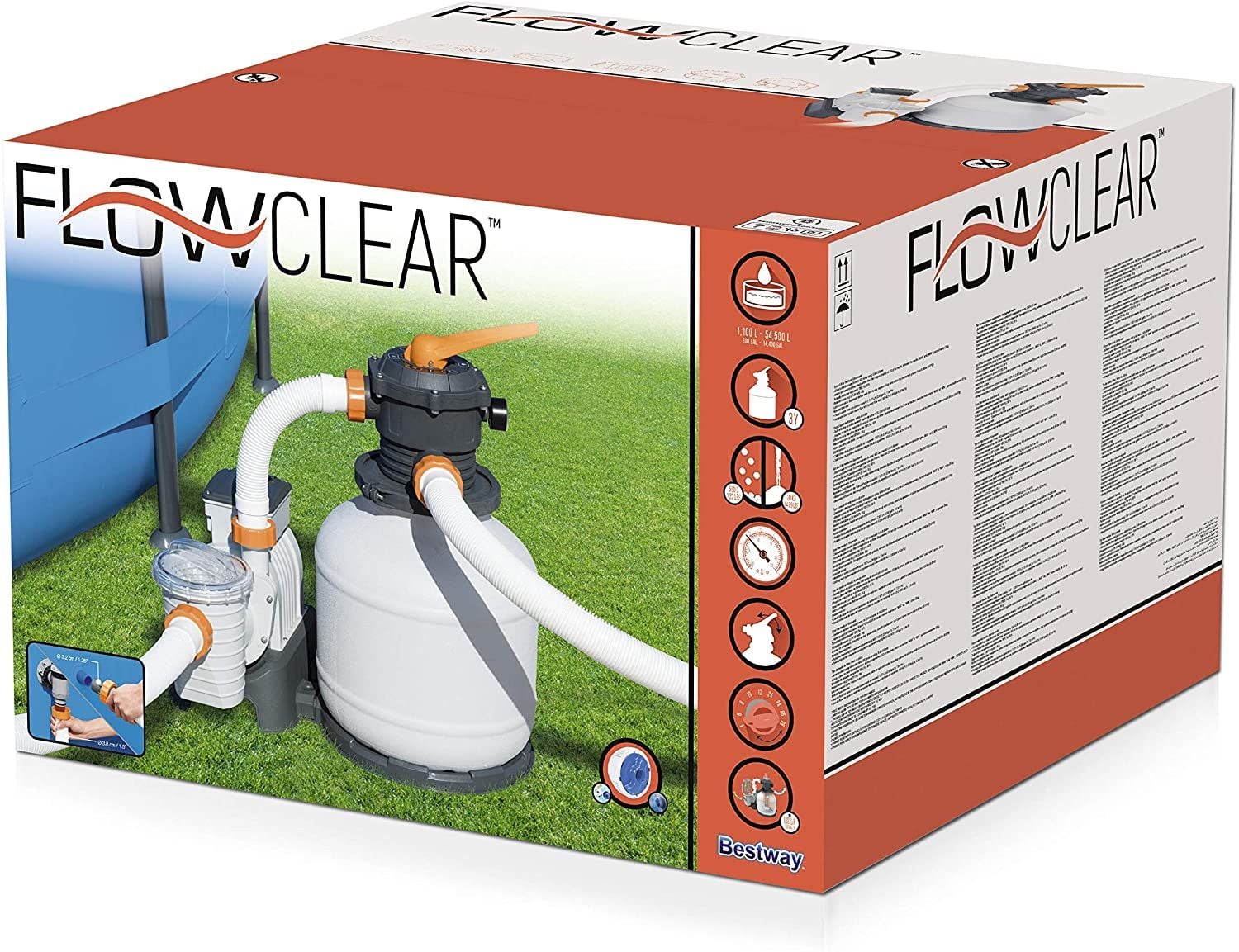 Bestway Flowclear Sand Filter Pump 2200 GPH — view 3