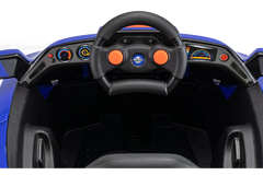 6V KT Dizzy Racers Ride-On Car Blue by Kid Trax Toys — view 3