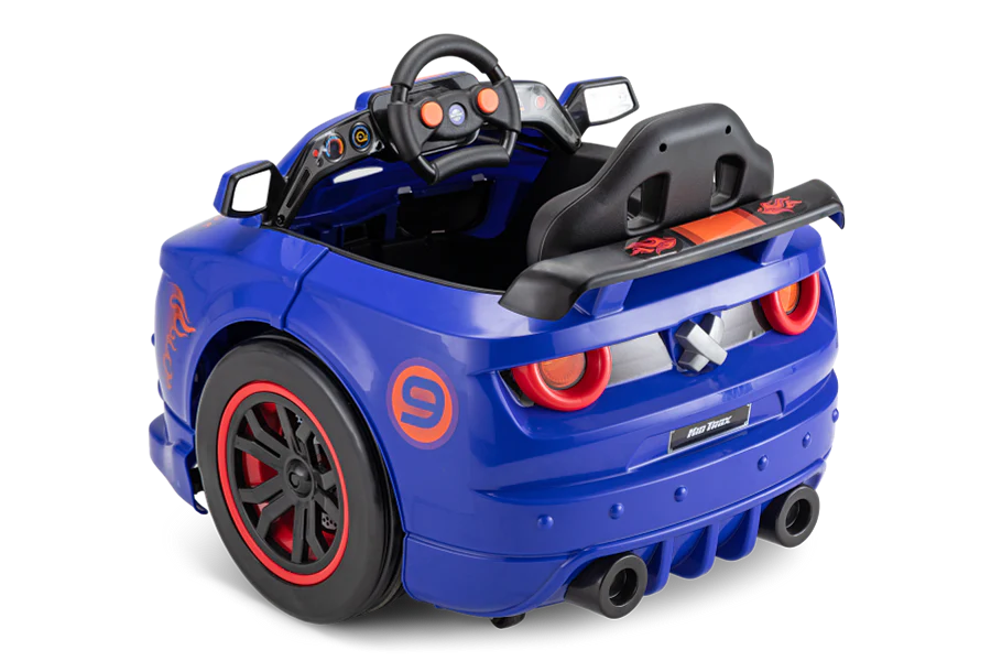 6V KT Dizzy Racers Ride-On Car Blue by Kid Trax Toys — view 6