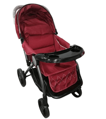 Vanbloom Baby Stroller Red 8703/S4260 - Colorland Toys