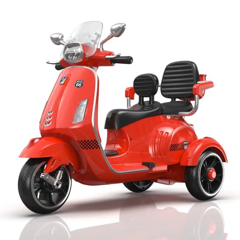 Vespa Double Seat Scooter Red LB-1388/HLW-1388