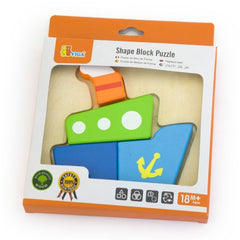 Viga Handy Block Puzzle 50171 - Colorland Toys