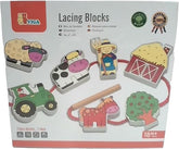 Viga Lacing Blocks 59548 - Colorland Toys