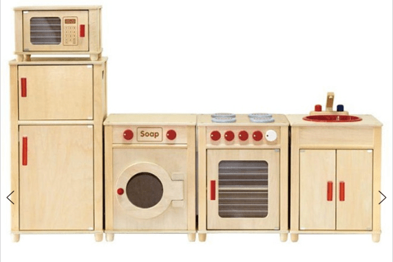 Viga Natural Kitchen Set 5 - pieces 50997 - Colorland Toys