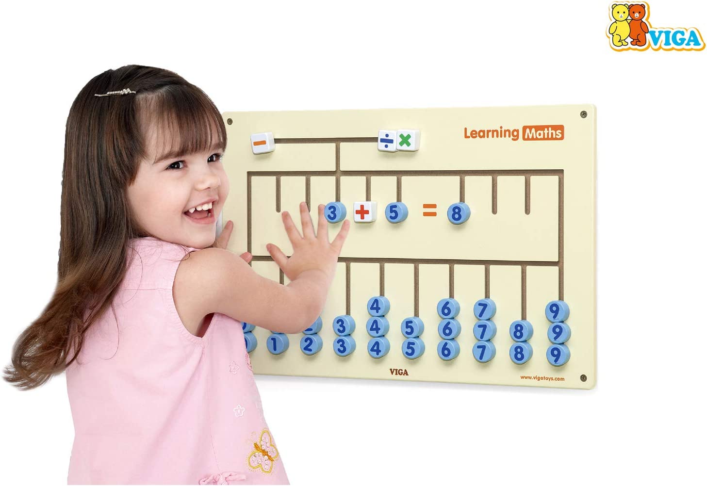 Viga Wall Toy - Learning Maths 50675FSC - Colorland Toys