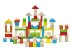 Viga Wooden Blocks 80pcs 2.5cm 50333 - Colorland Toys
