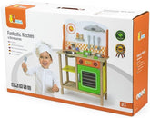 Viga Wooden Colourful Fantastic Kitchen with Accessories 50957FSC - Colorland Toys