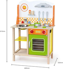 Viga Wooden Colourful Fantastic Kitchen with Accessories 50957FSC - Colorland Toys