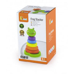 Viga Wooden Frog Stacker 50258 - Colorland Toys