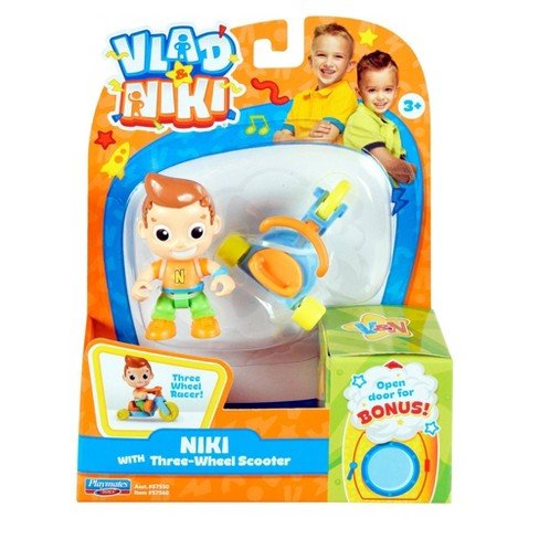 Vlad & Niki Everyday Niki with 3 - wheel Scooter 57550/57560 - Colorland Toys