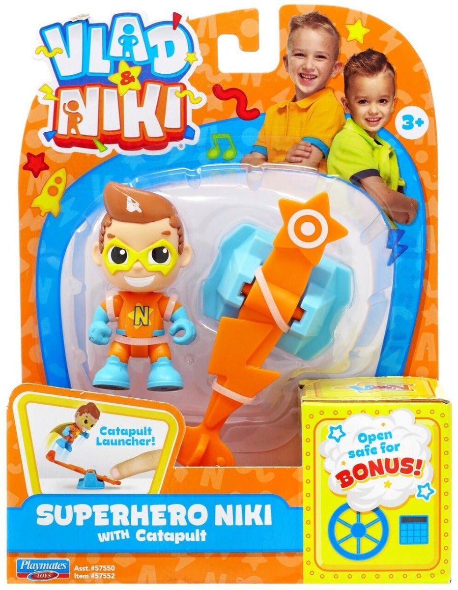 Vlad & Niki Superhero Niki with Catapult 57550/57552 - Colorland Toys