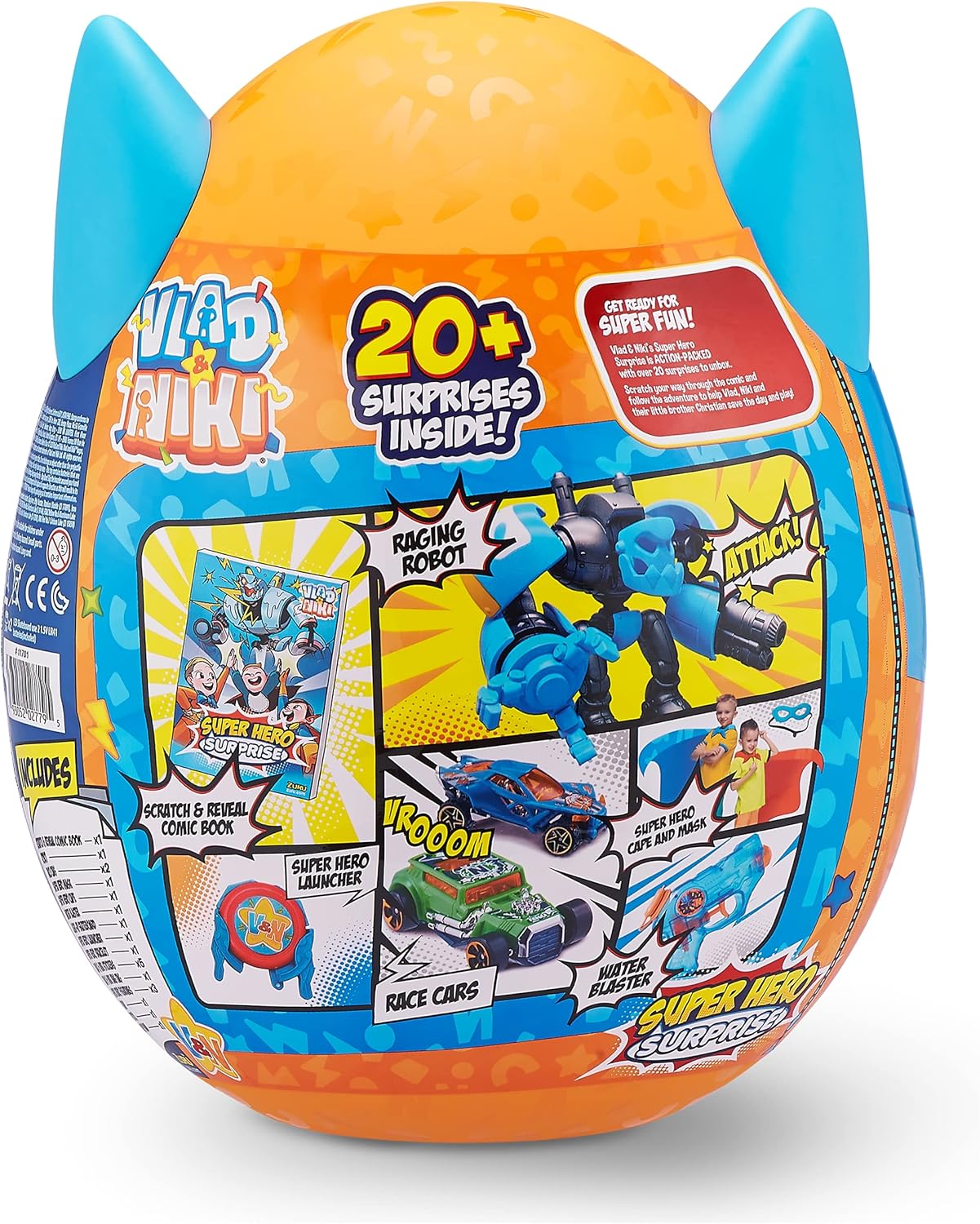 Vlad & Niki Superhero Suprise Egg S1 ZUR - 11701 - Colorland Toys