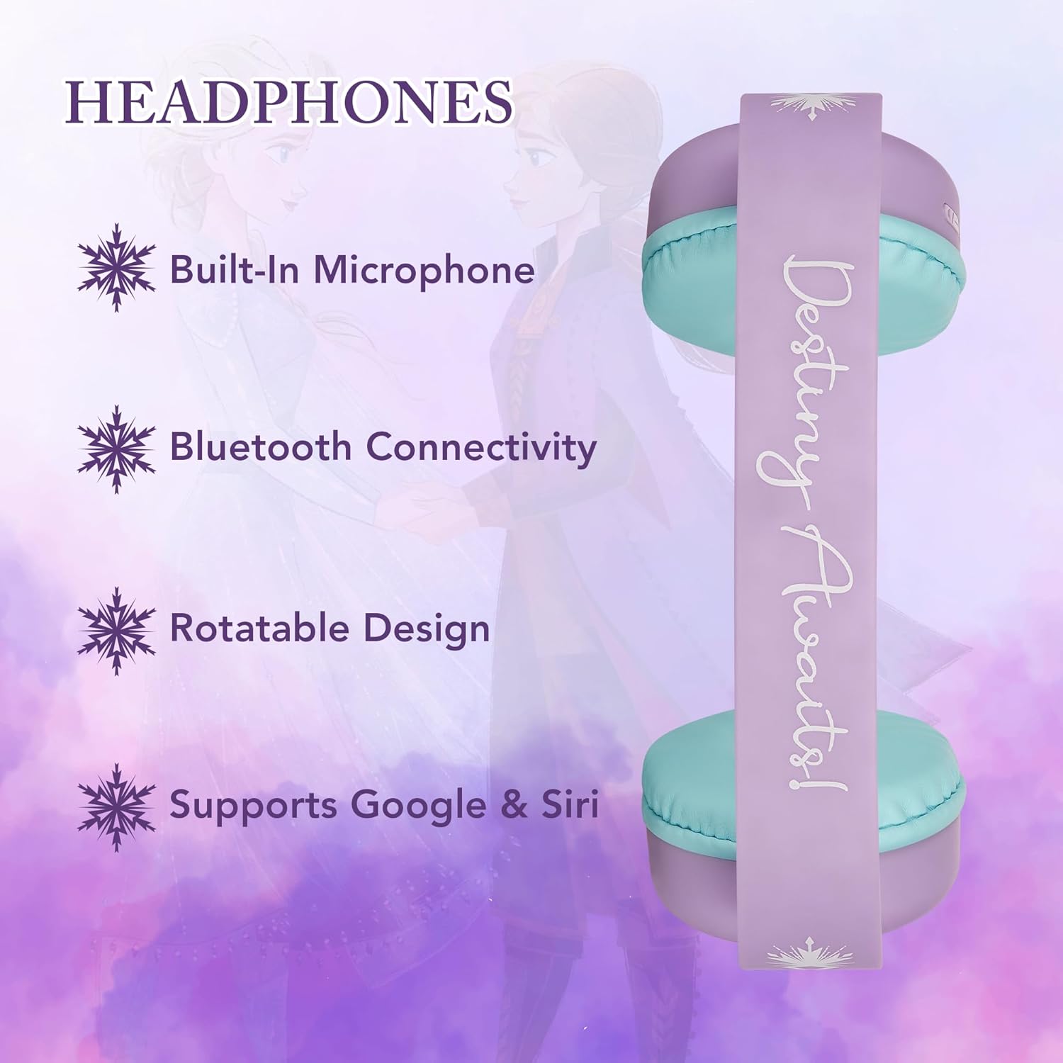 Volkano Disney Frozen Bluetooth Wireless Headphones for Kids — DY-99 - Colorland Toys