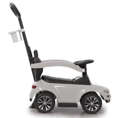 Volkswagen T - roc Ride - on Car with Handle White 651 B10022 - Colorland Toys