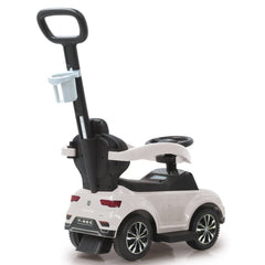 Volkswagen T - roc Ride - on Car with Handle White 651 B10022 - Colorland Toys