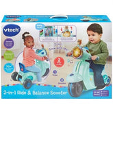 VTech 2 - In - 1 Ride & Balance Scooter VT80 - 572373 - Colorland Toys