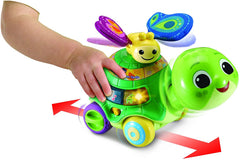 VTech Baby 2 - in - 1 Push & Discover Turtle 80 - 547603 - Colorland Toys