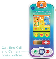 VTech Baby Swipe & Discover Phone 80 - 537603 - Colorland Toys