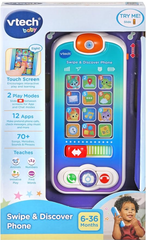 VTech Baby Swipe & Discover Phone 80 - 537603 - Colorland Toys