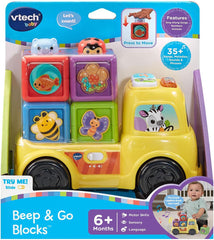 VTECH Beep And Go Blocks VT80 - 568403 - Colorland Toys