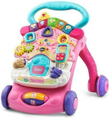 VTech First Steps Baby Walker Pink VT80 - 505653 - Colorland Toys
